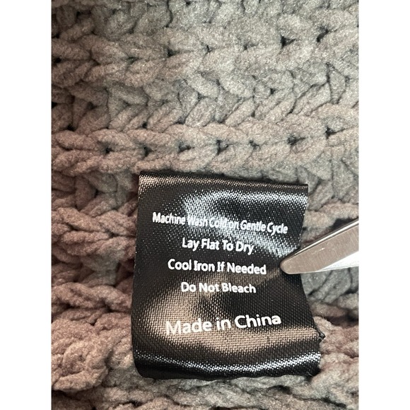 POL Womens Cardigan Sweater Size Small Brown Chunky Knit Open Front 3/4 Sleeves - Picture 6 of 6